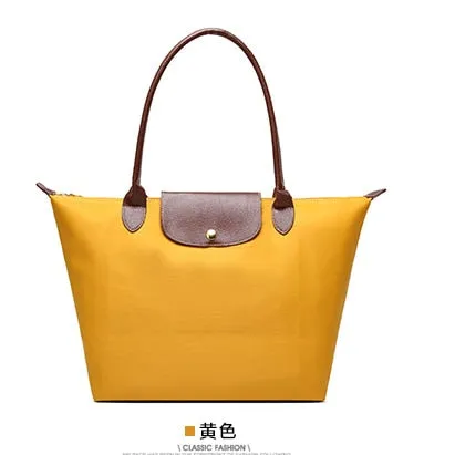 2019 Marques Célèbres Sacs à Main Femme Sac à Bandoulière Sac à Main Imperméable Nylon Cuir Sac de Plage Designer Sac Fourre-Tout Pliable Bolsa Sac Feminina Fashion Nova Bags