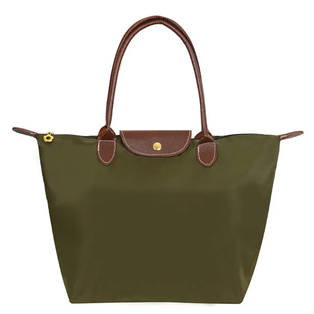 2019 Marques Célèbres Sacs à Main Femme Sac à Bandoulière Sac à Main Imperméable Nylon Cuir Sac de Plage Designer Sac Fourre-Tout Pliable Bolsa Sac Feminina Fashion Nova Bags