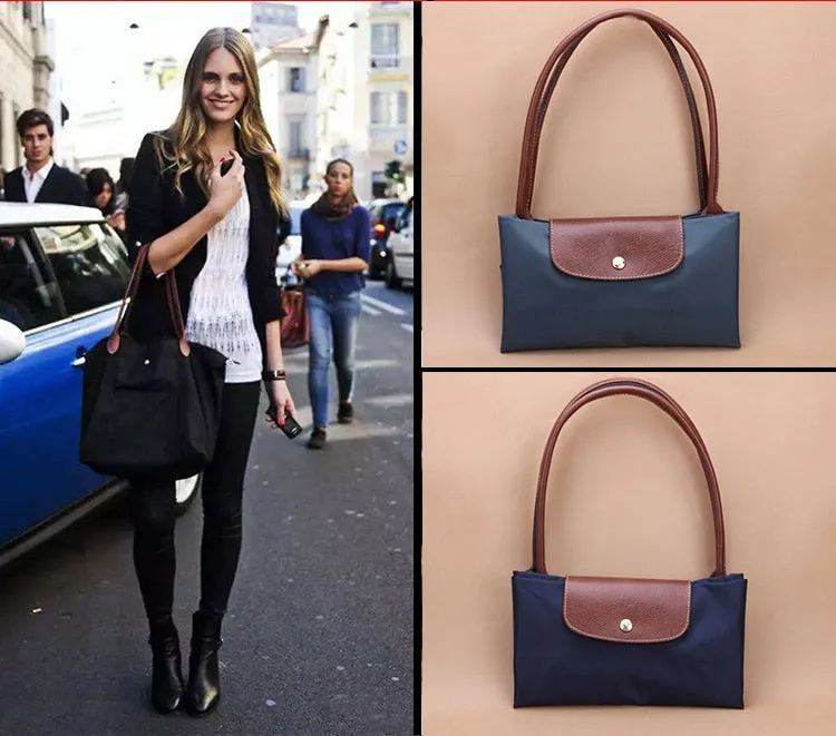 2019 Marques Célèbres Sacs à Main Femme Sac à Bandoulière Sac à Main Imperméable Nylon Cuir Sac de Plage Designer Sac Fourre-Tout Pliable Bolsa Sac Feminina Fashion Nova Bags