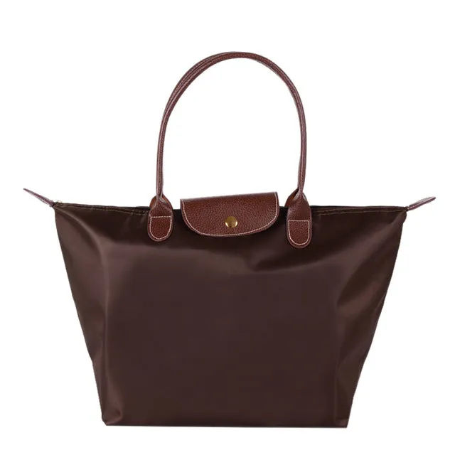 2019 Marques Célèbres Sacs à Main Femme Sac à Bandoulière Sac à Main Imperméable Nylon Cuir Sac de Plage Designer Sac Fourre-Tout Pliable Bolsa Sac Feminina Fashion Nova Bags