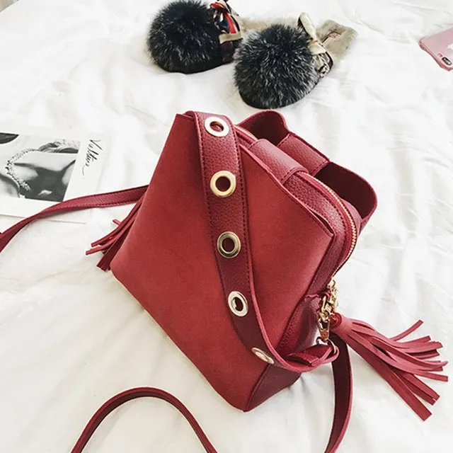 Sac à bandoulière vintage 2019 pour femmes, sac messager à franges, sac à épaule rétro de haute qualité, sac bandoulière simple, tote, Fashion Nova Bags
