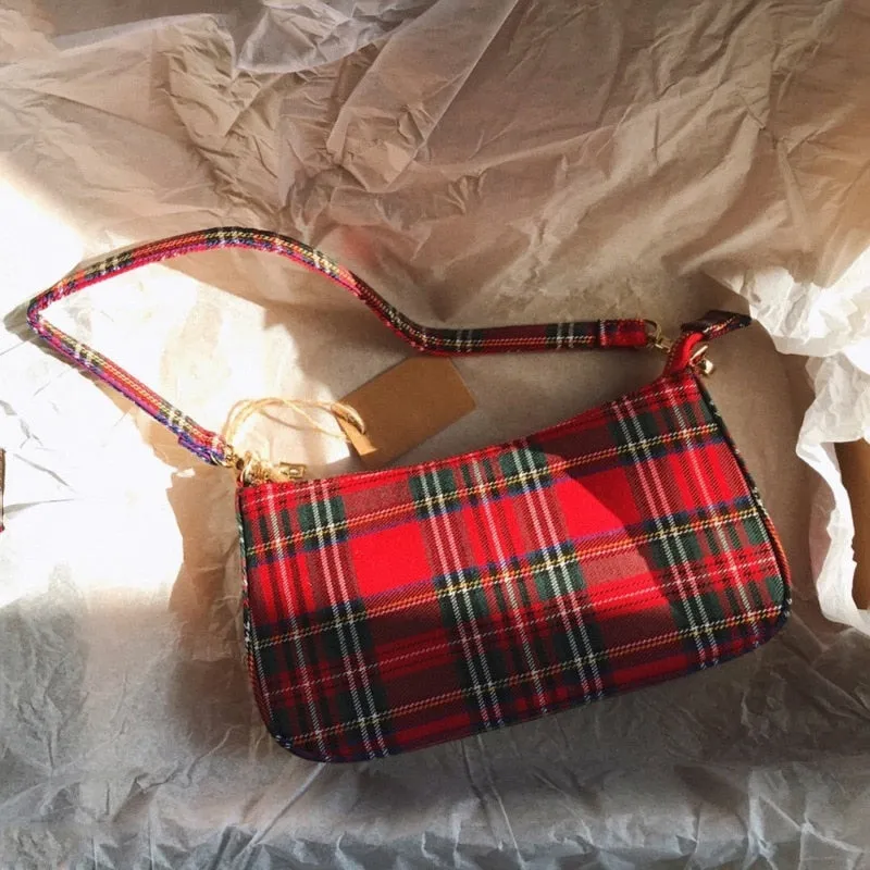 2020 vente à la mode sacs vintage rétro designer sacs à main pour femmes sac rouge à carreaux français femme élégant petit sac à épaule bolsa feminina Fashion Nova Bags