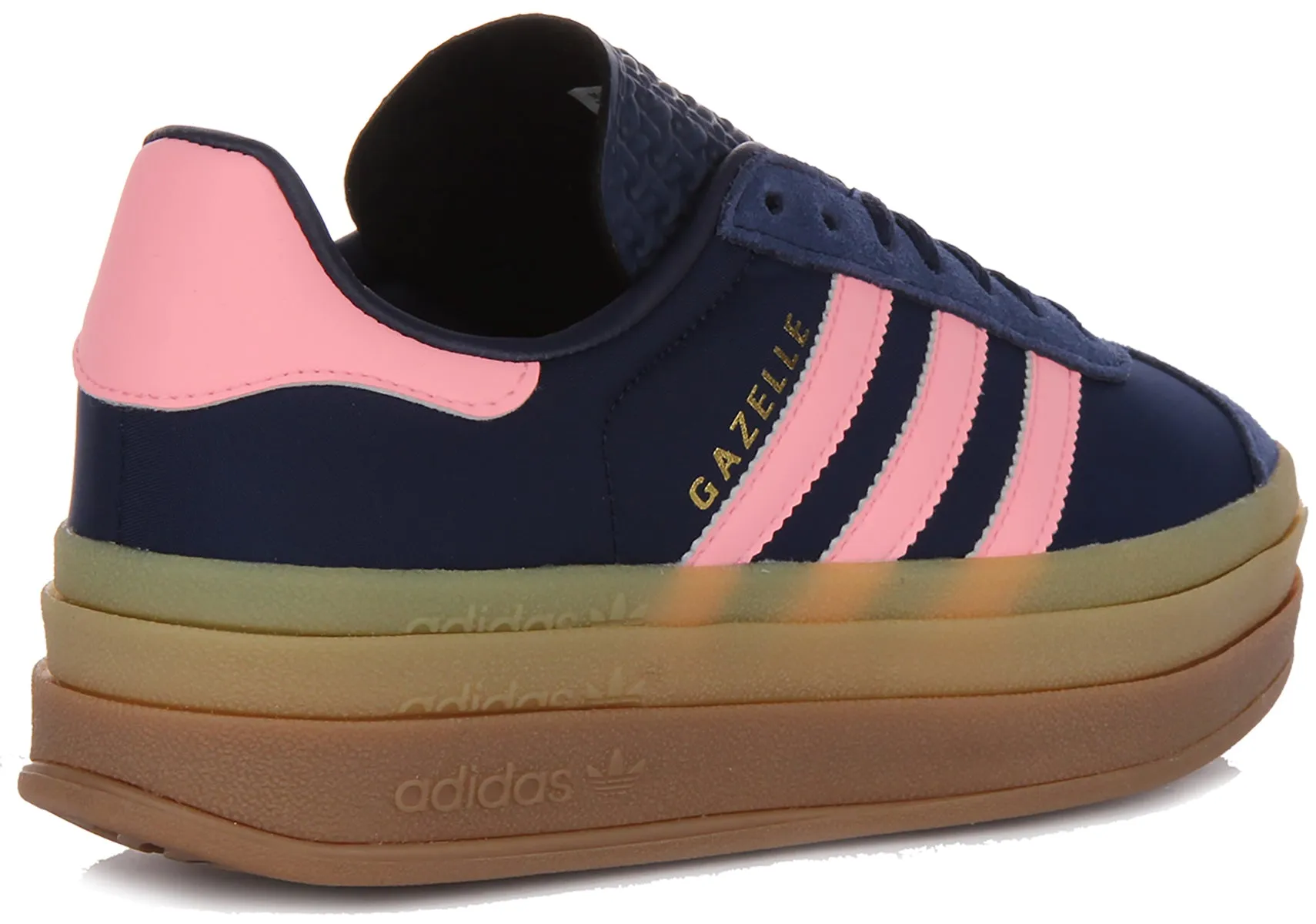 Adidas Gazelle Bold W En Bleu Marine Rose Pour Femme Chaussures Adidas