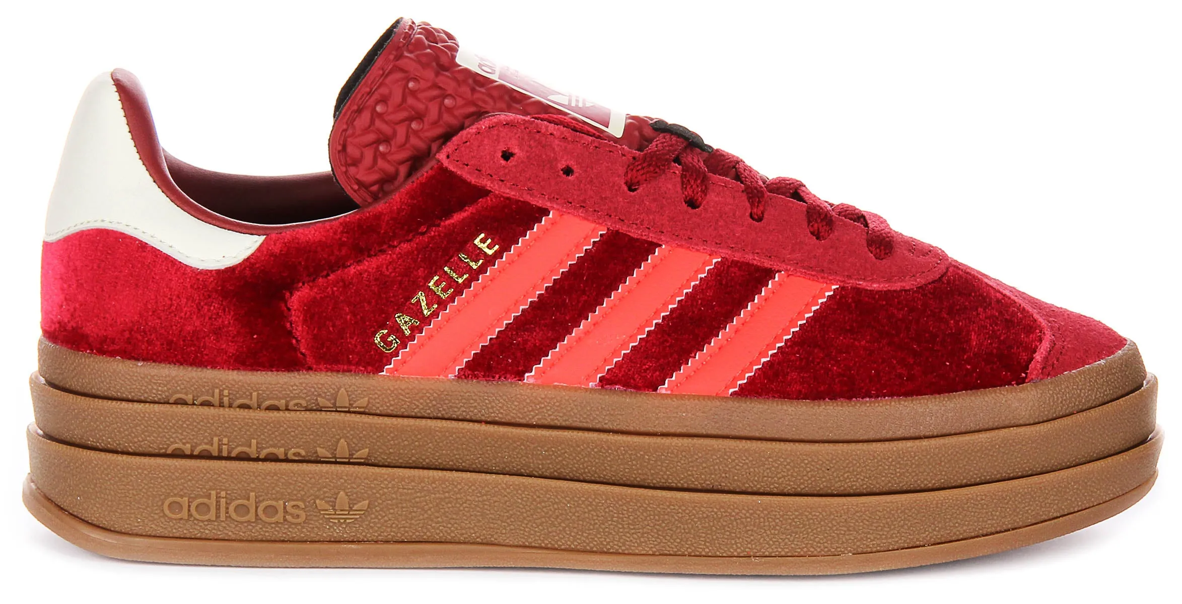 Adidas Gazelle Bold W En Rouge Pour Femmes Chaussures Adidas