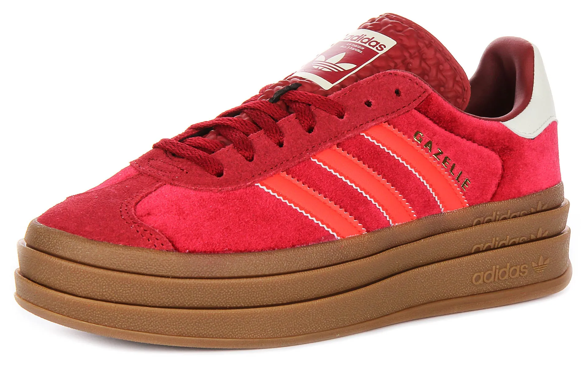 Adidas Gazelle Bold W En Rouge Pour Femmes Chaussures Adidas