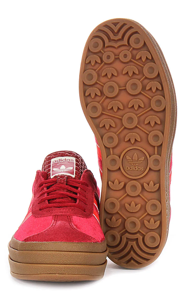 Adidas Gazelle Bold W En Rouge Pour Femmes Chaussures Adidas