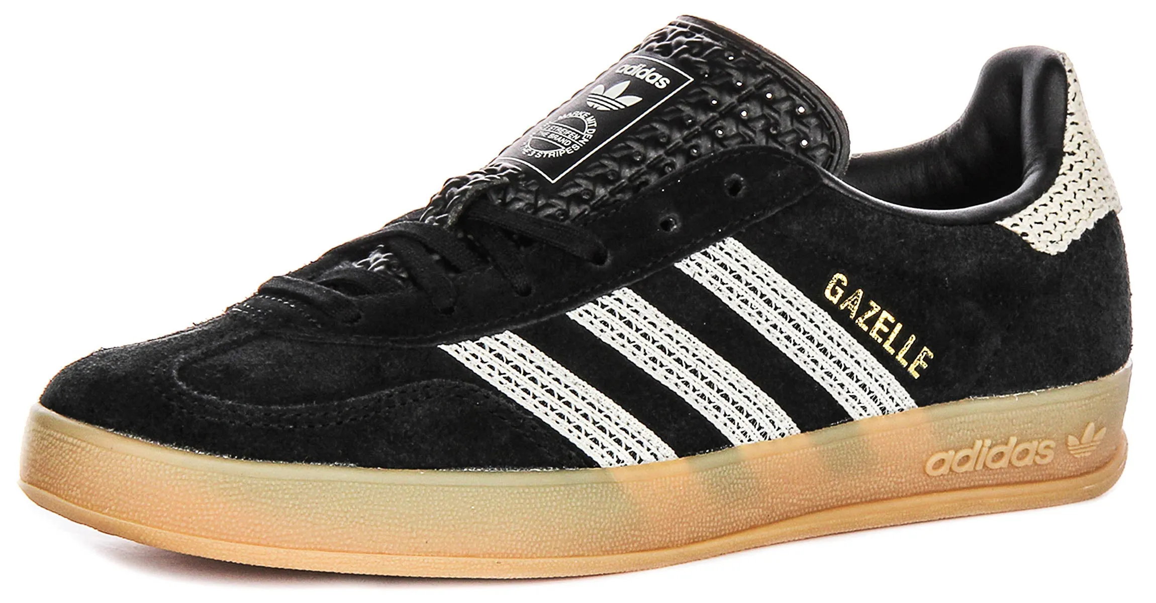 Adidas Gazelle Indoor En Noir Et Blanc Pour Femme Chaussures Adidas