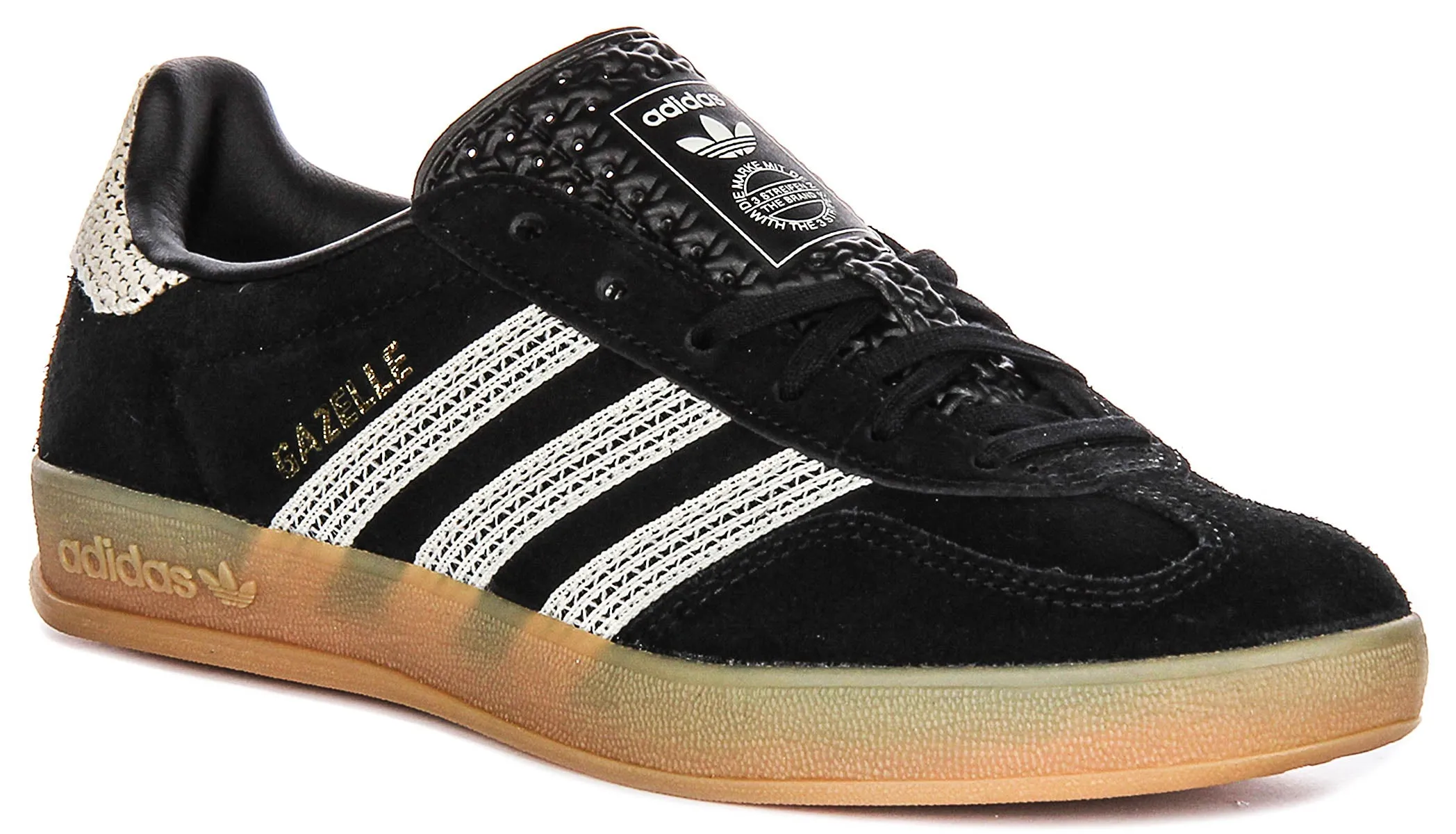 Adidas Gazelle Indoor En Noir Et Blanc Pour Femme Chaussures Adidas