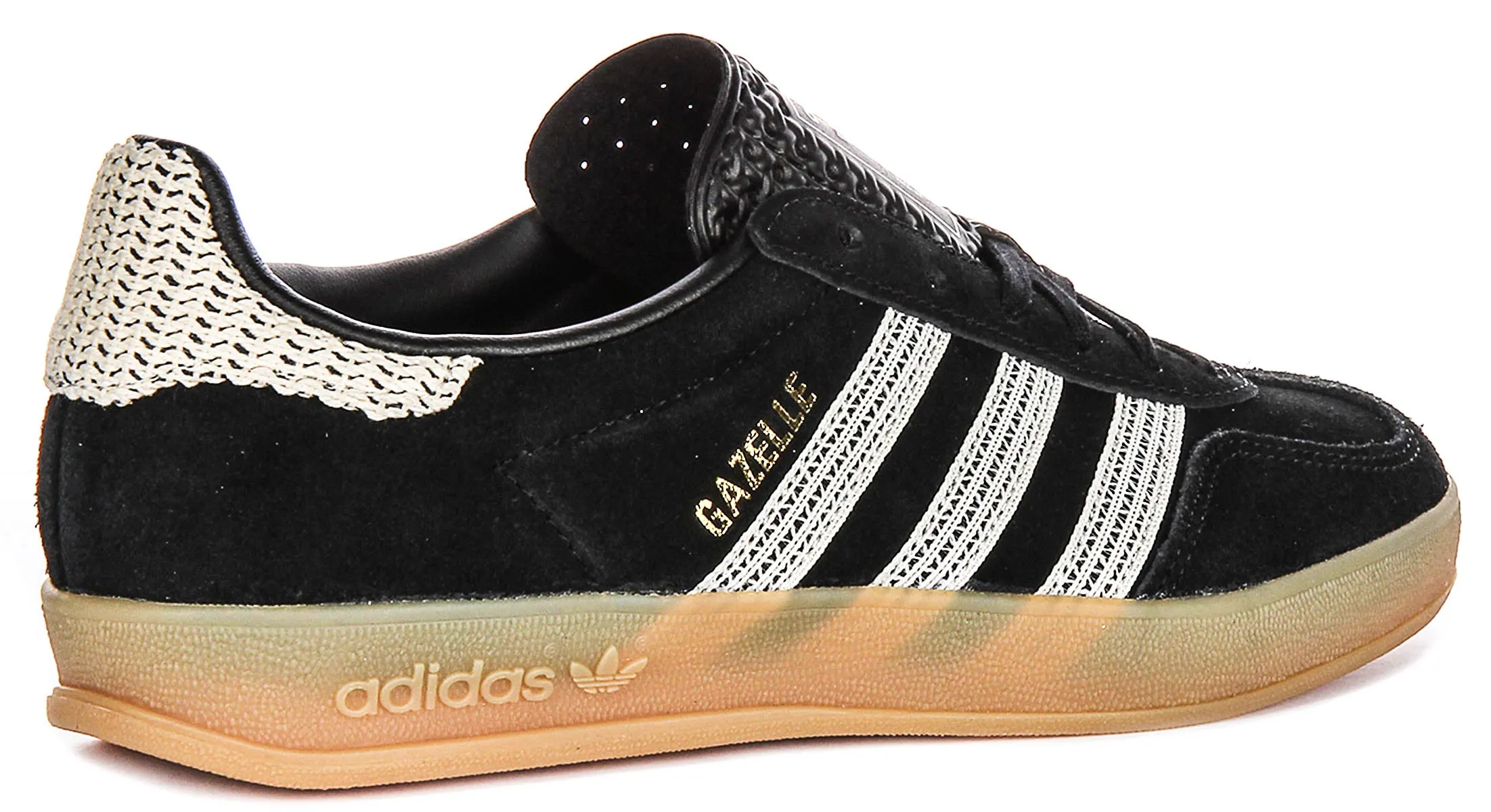 Adidas Gazelle Indoor En Noir Et Blanc Pour Femme Chaussures Adidas