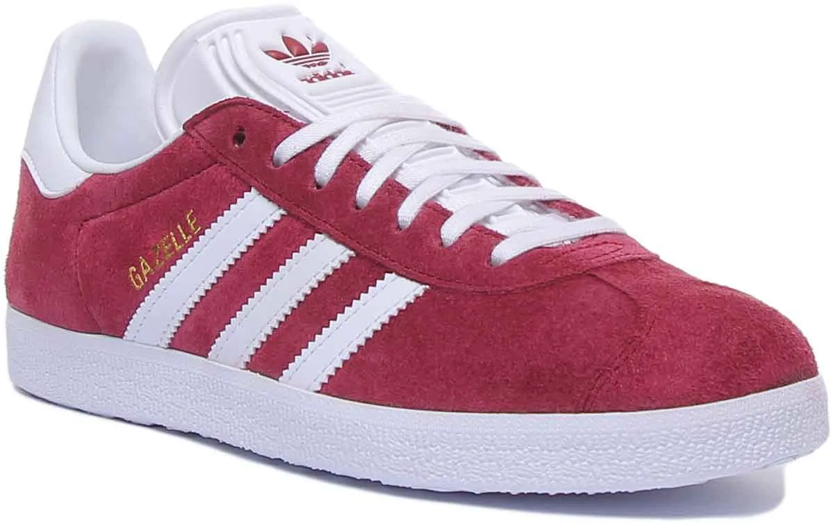 Chaussures de sport Adidas Gazelle en daim et cuir marron pour hommes
