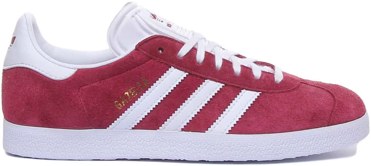 Chaussures de sport Adidas Gazelle en daim et cuir marron pour hommes