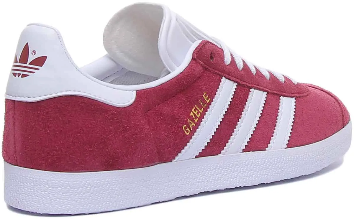 Chaussures de sport Adidas Gazelle en daim et cuir marron pour hommes