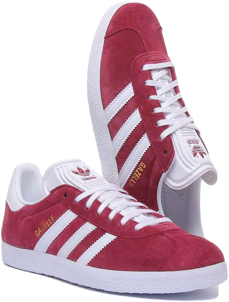 Chaussures de sport Adidas Gazelle en daim et cuir marron pour hommes