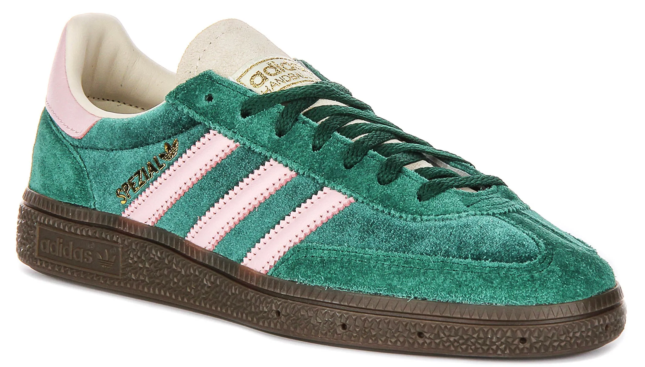 Adidas Handball Spezia En Vert Rose Pour Femmes Chaussures Adidas
