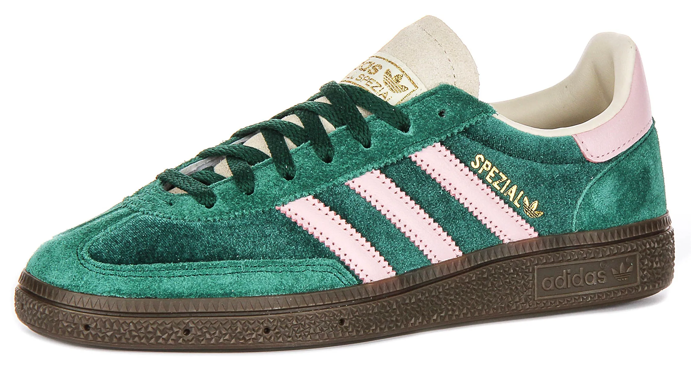 Adidas Handball Spezia En Vert Rose Pour Femmes Chaussures Adidas
