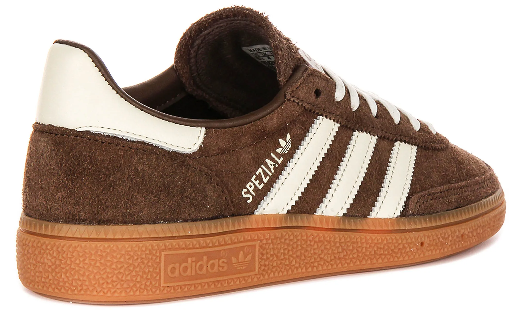 Adidas Handball Spezial en marron et blanc pour chaussures femmes Adidas