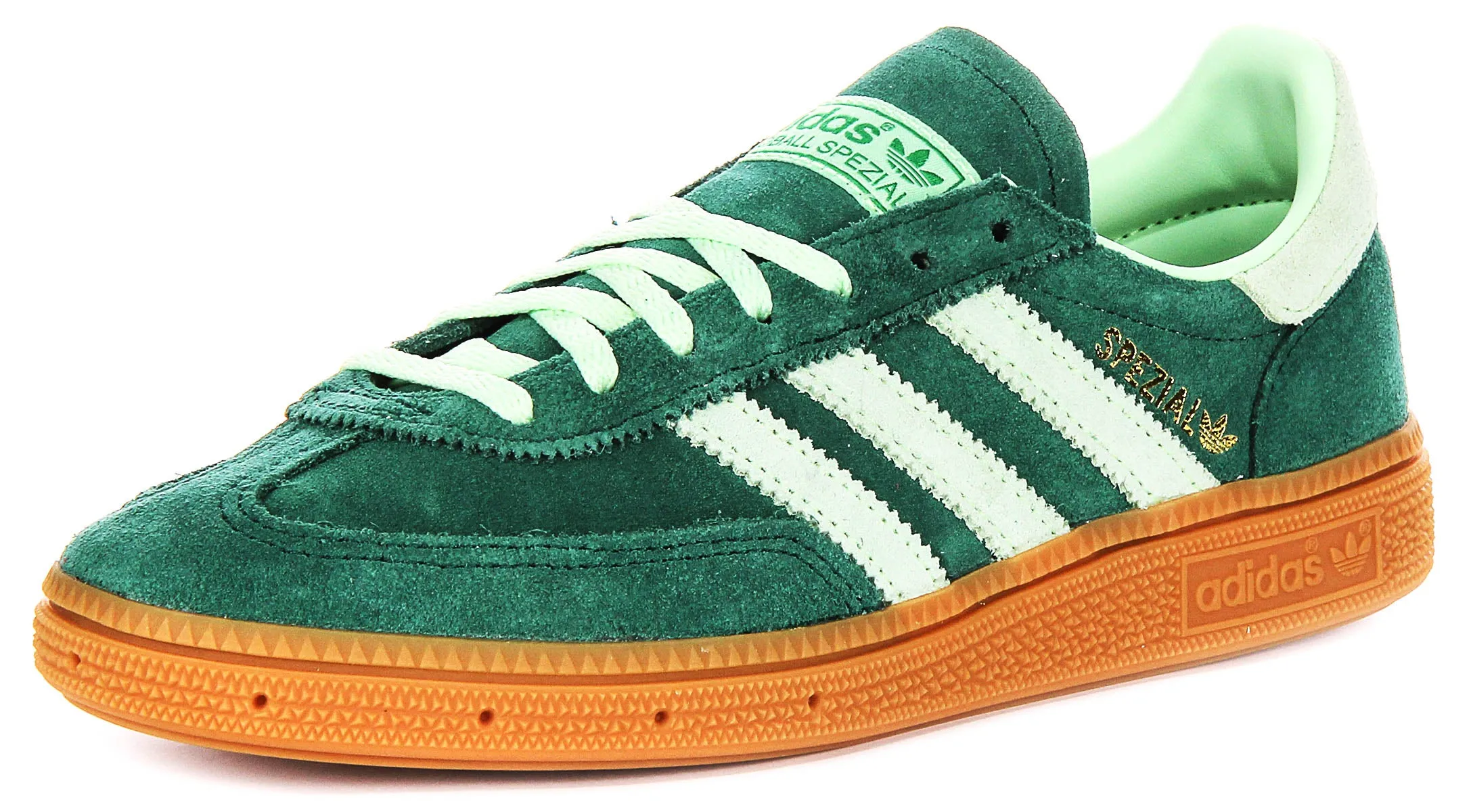 Adidas Handball Spezial en vert pour femmes Chaussures Adidas