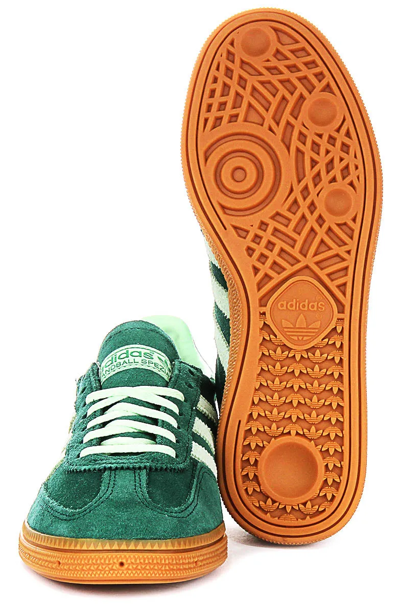 Adidas Handball Spezial en vert pour femmes Chaussures Adidas