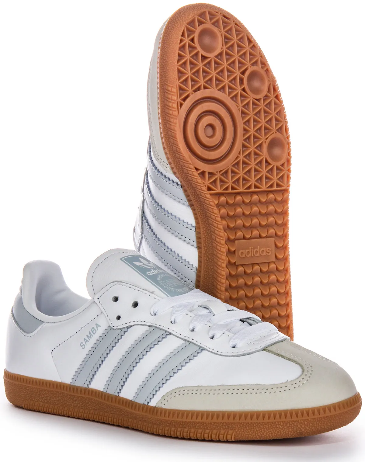 Adidas Samba OG en blanc gris pour femmes Chaussures Adidas