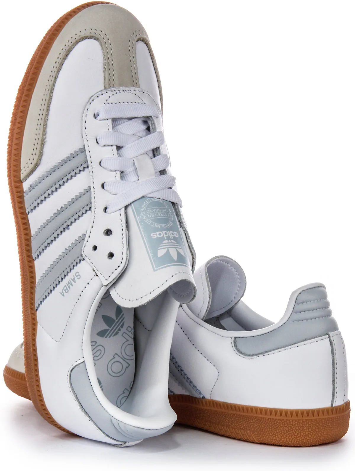 Adidas Samba OG en blanc gris pour femmes Chaussures Adidas