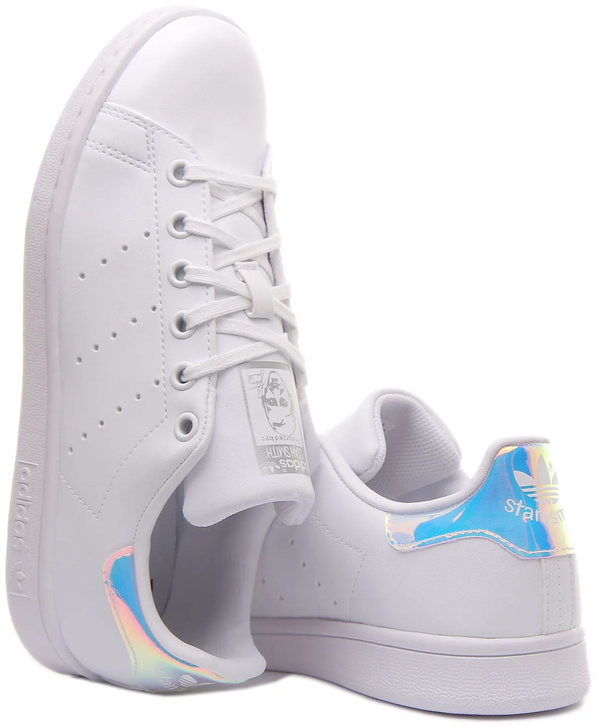 Adidas Stan Smith J En Blanc Multicolore Pour Chaussures Junior Adidas