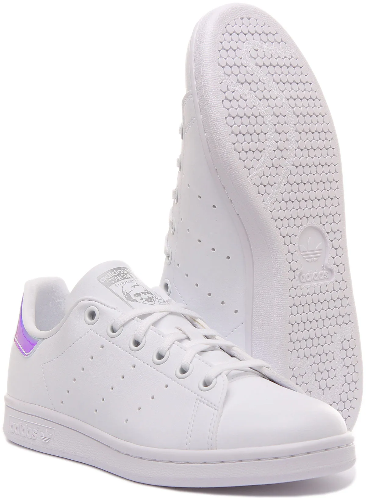 Adidas Stan Smith J En Blanc Multicolore Pour Chaussures Junior Adidas