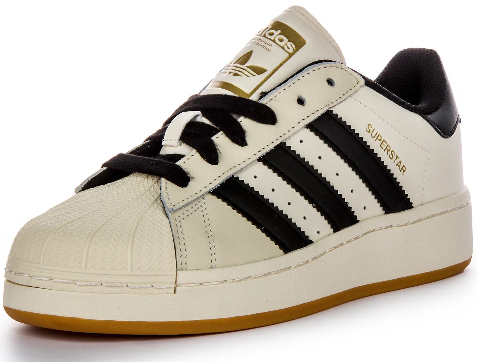 Adidas Superstar XLG en crème pour chaussures femmes Adidas