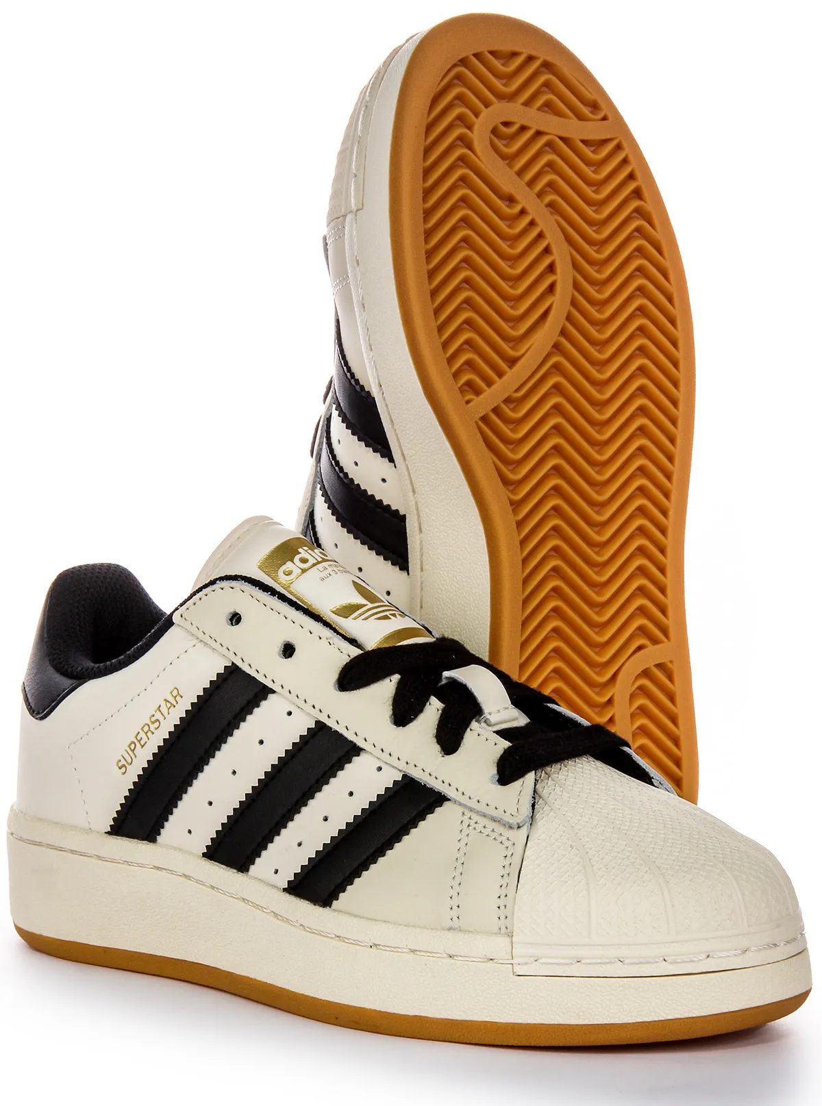 Adidas Superstar XLG en crème pour chaussures femmes Adidas