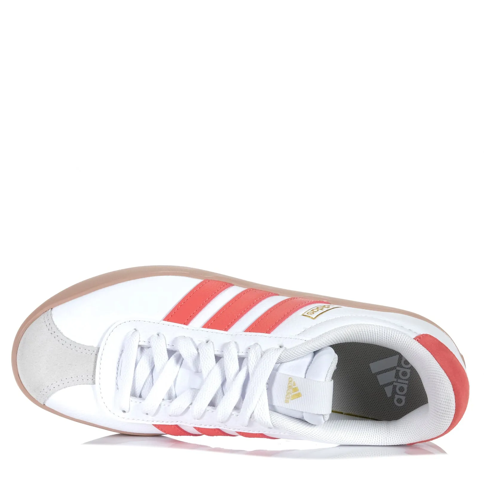 Adidas VL Court 3.0 Femmes Blanc/Écarlate Prélové