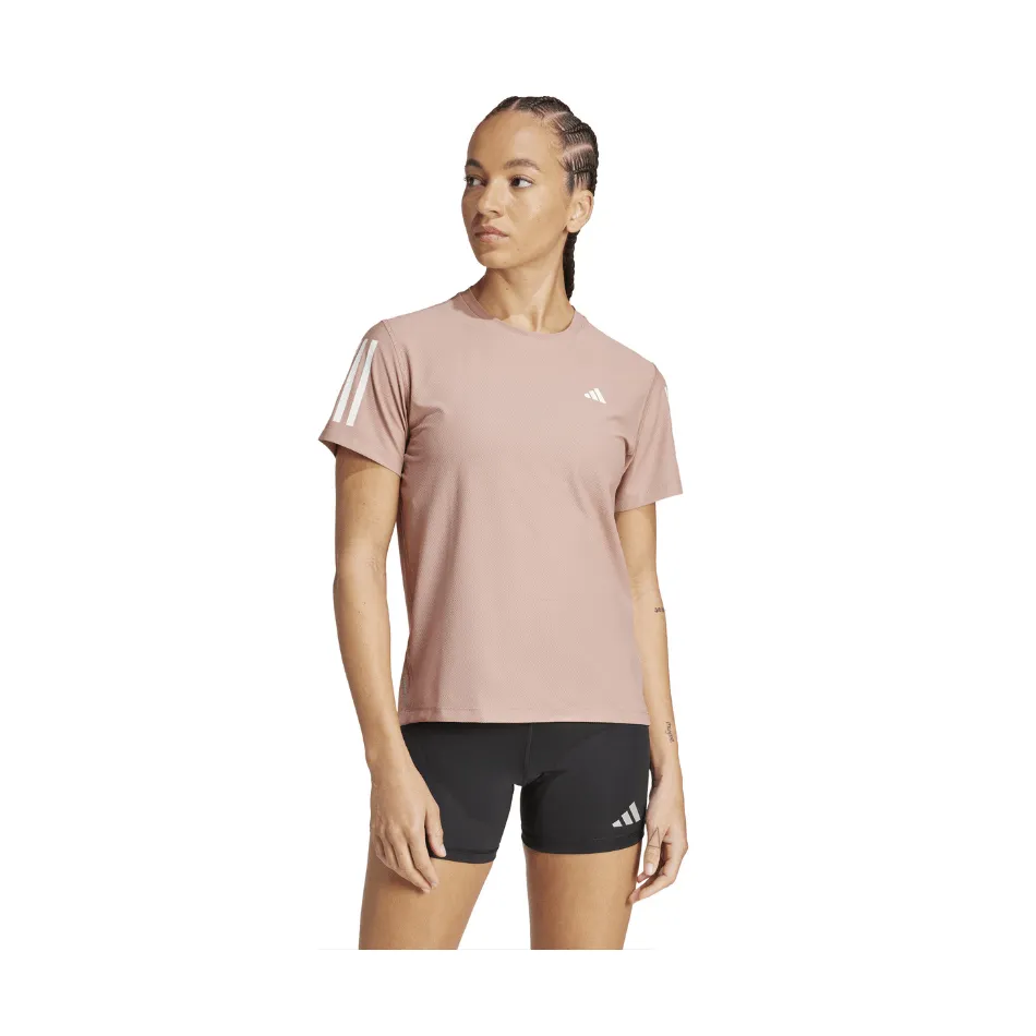Adidas Femme Own The Run T-Shirt en Warm Clay SS25 Chaussures_Adidas