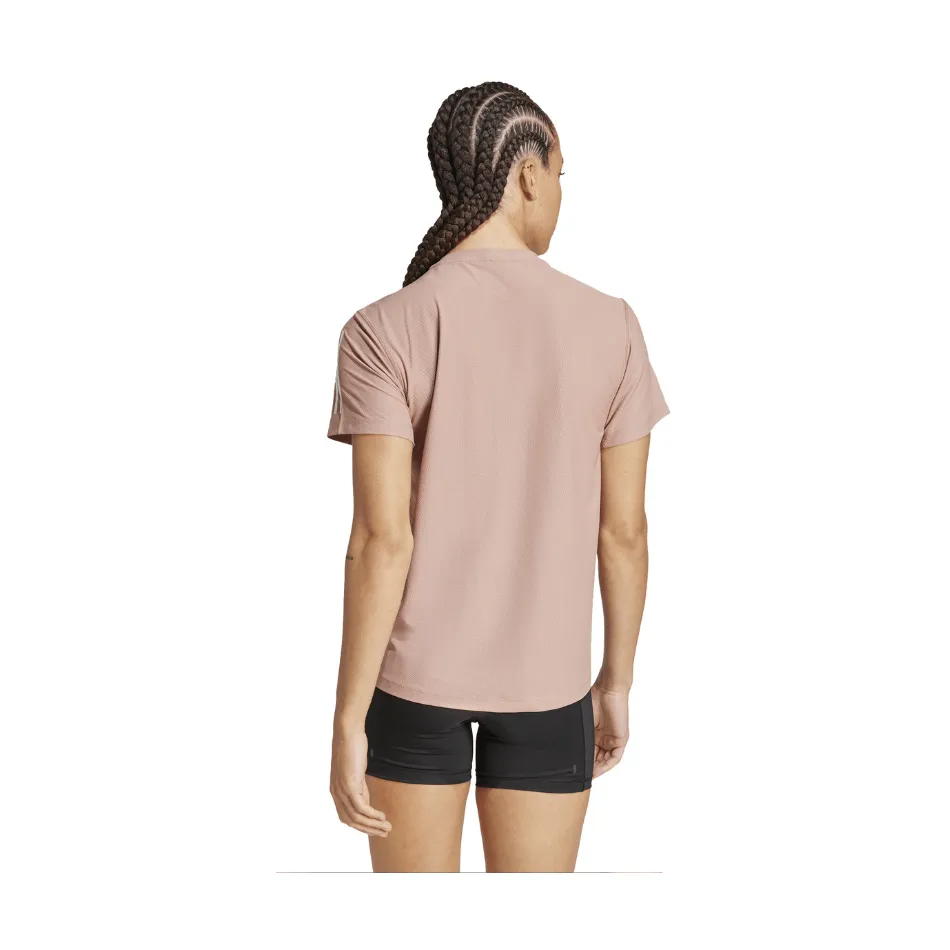 Adidas Femme Own The Run T-Shirt en Warm Clay SS25 Chaussures_Adidas