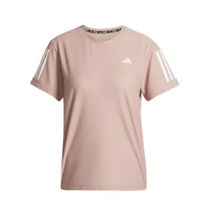 Adidas Women's Own The Run Tee in Warm Clay SS25 Shoes_Adidas