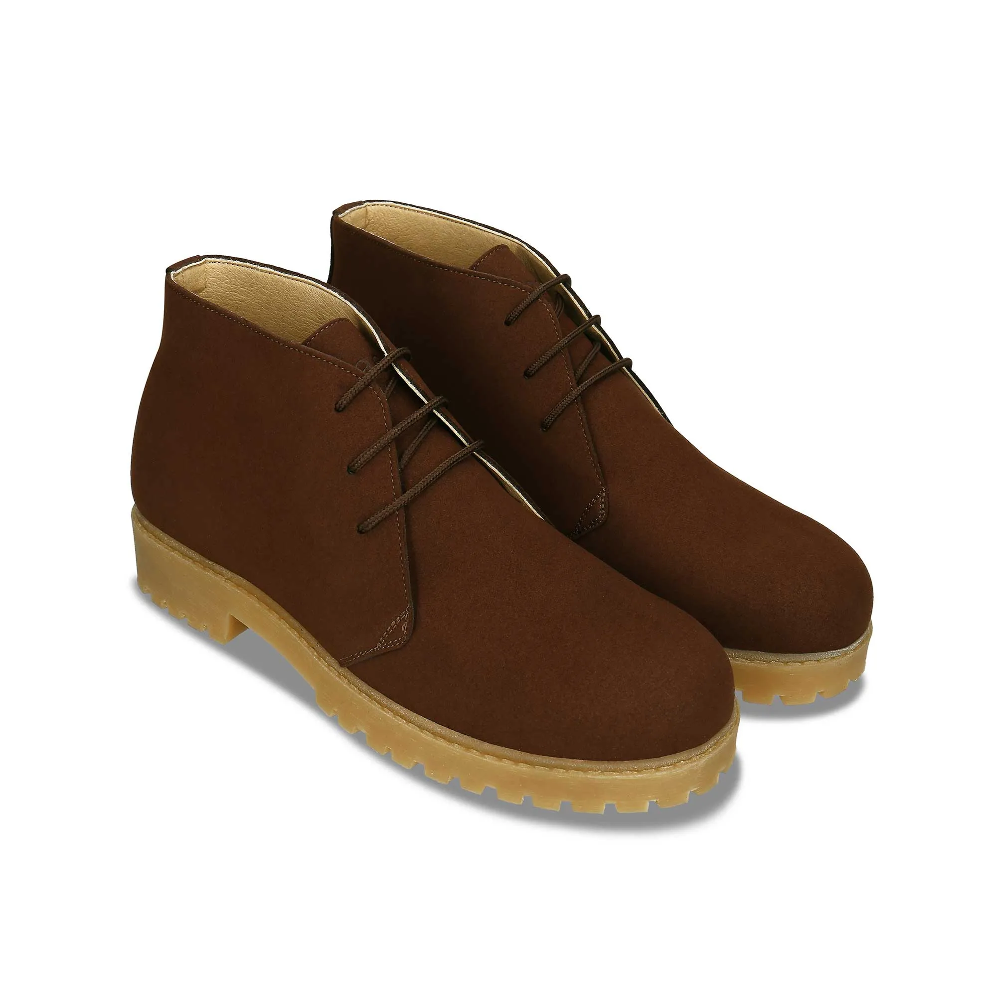 Bottes vegan cheville désert pour hommes Agus | Marron