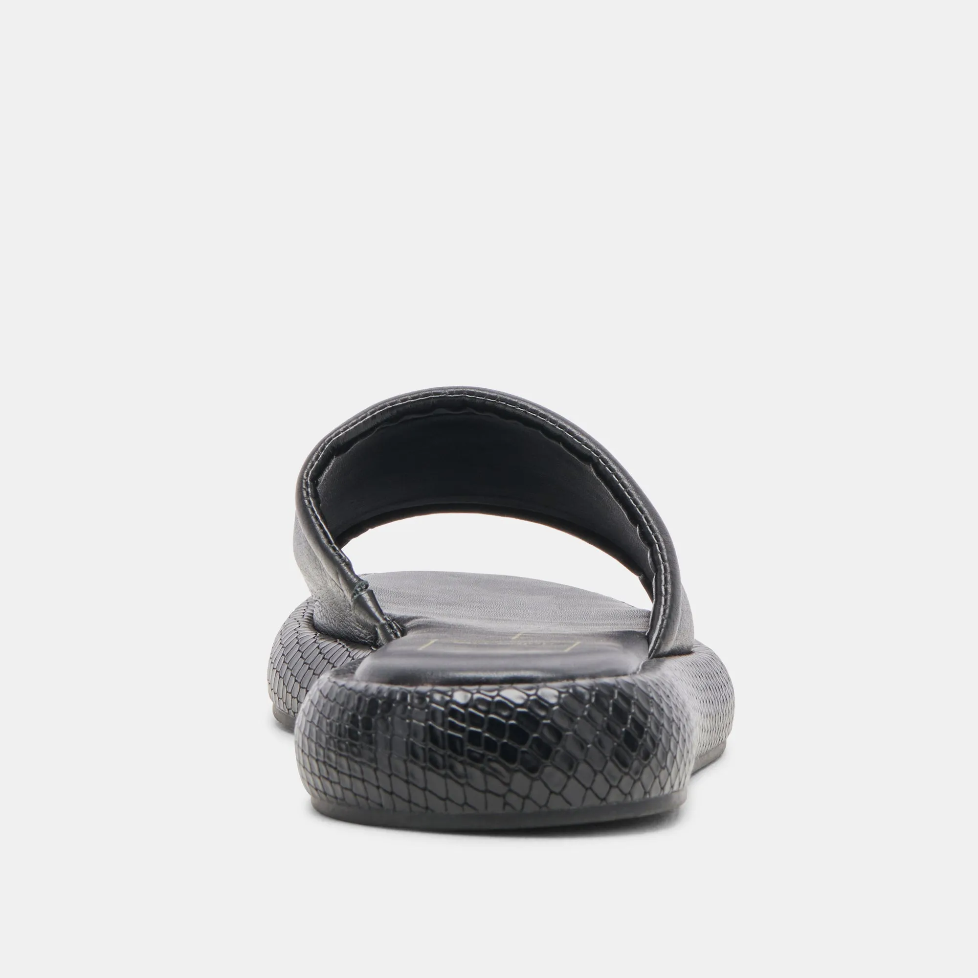 SANDALES AISHA EN CUIR NOIR