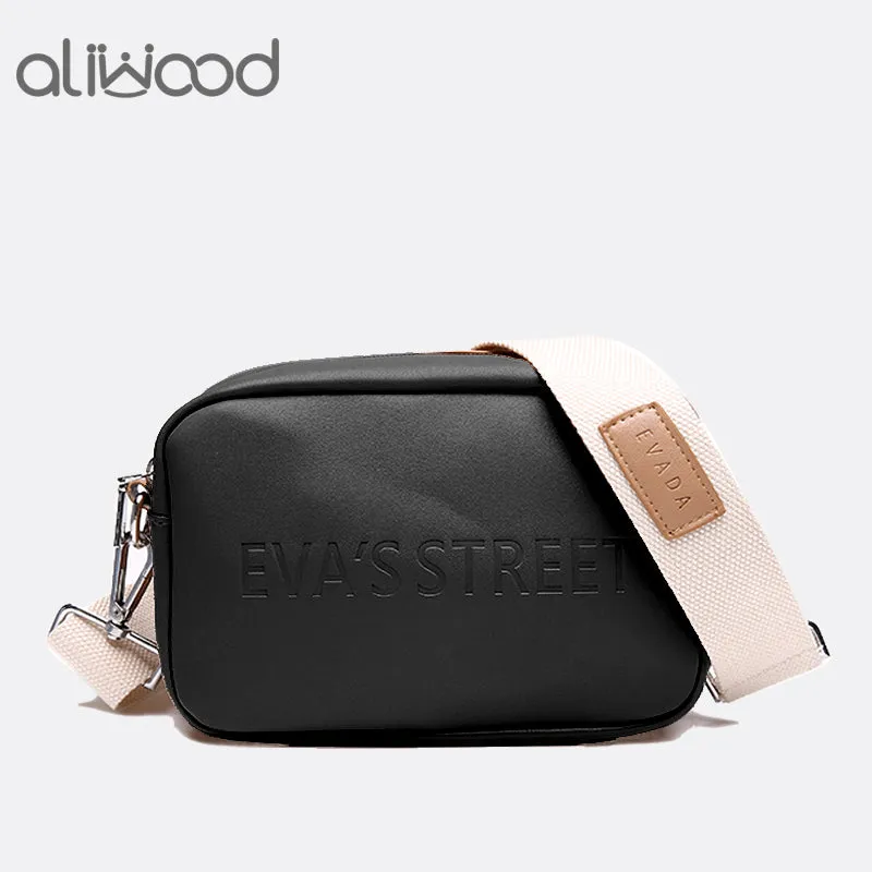 Aliwood Marque Designer Sac en Cuir pour Femmes Sac à Bandoulière pour Dames Sac Messenger Sac à Main Rabat à Lettres Style Simple et Élégant Sac Bandoulière Femme Fashion Nova Bags