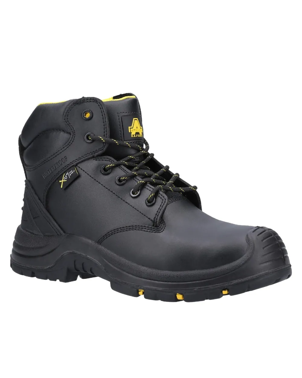 Chaussures de sécurité imperméables AS303C Wrekin S3 SRC Amblers, Bottes de sécurité Amblers