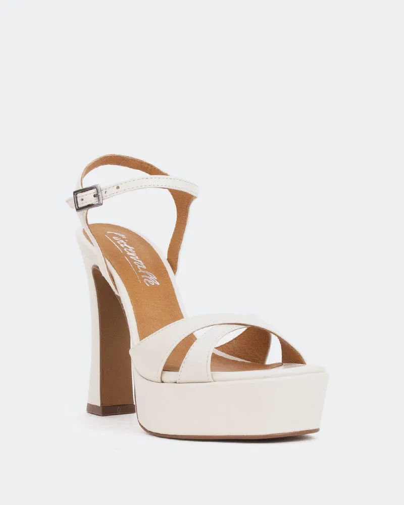 Anamika Cuir Blanc Cassé