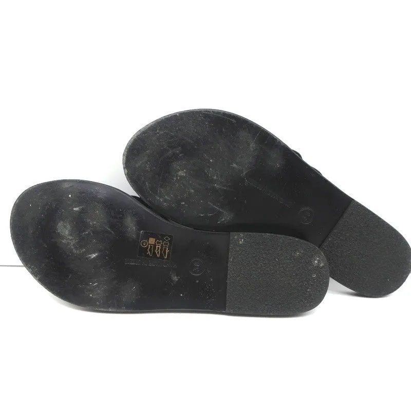 Sandales Ancient Greek Sandals Hara à nœud en satin noir taille 38