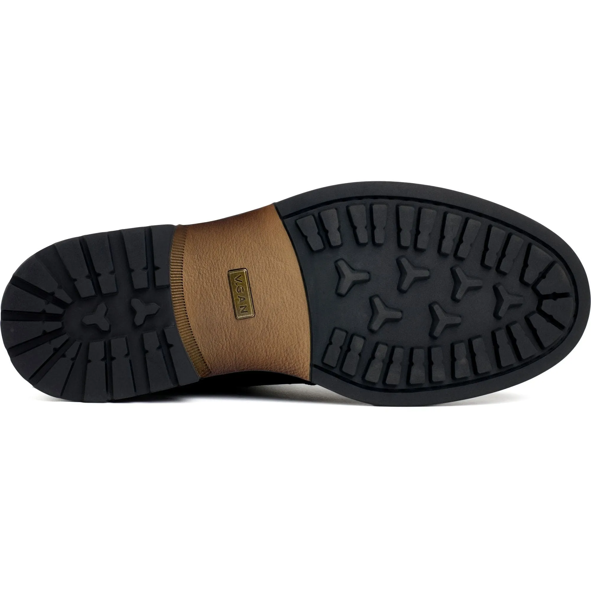 Bottes cheville en simili-cuir vegan pour hommes Arame | Noir