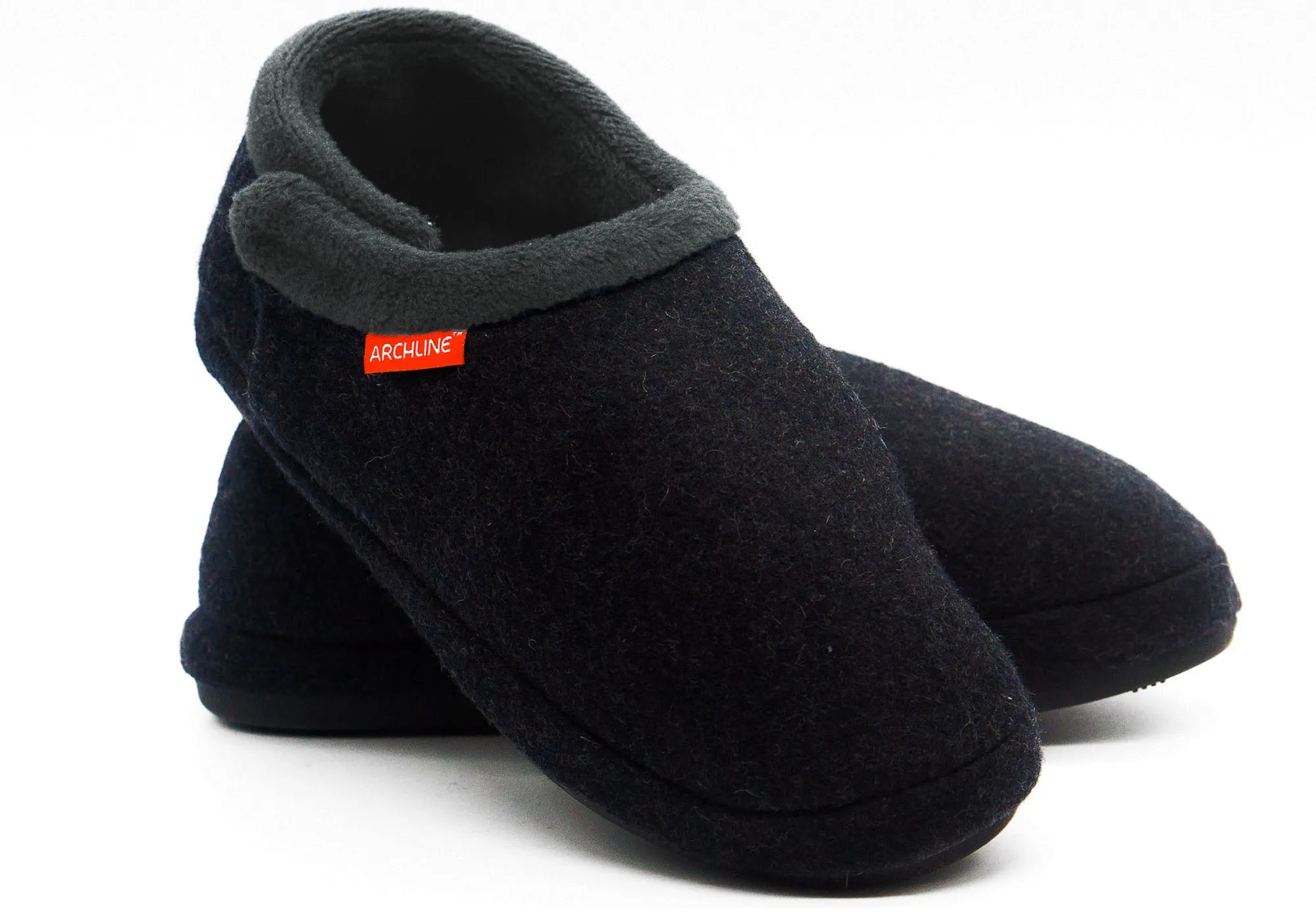 Chaussons orthopédiques confortables Archline pour hommes à bout fermé