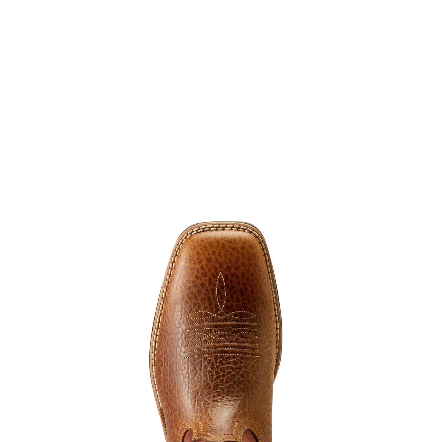 Bottes Ariat pour Homme Ridgeback Marron Taureau Gaufré/Rouille Orange Chaussures Ariat