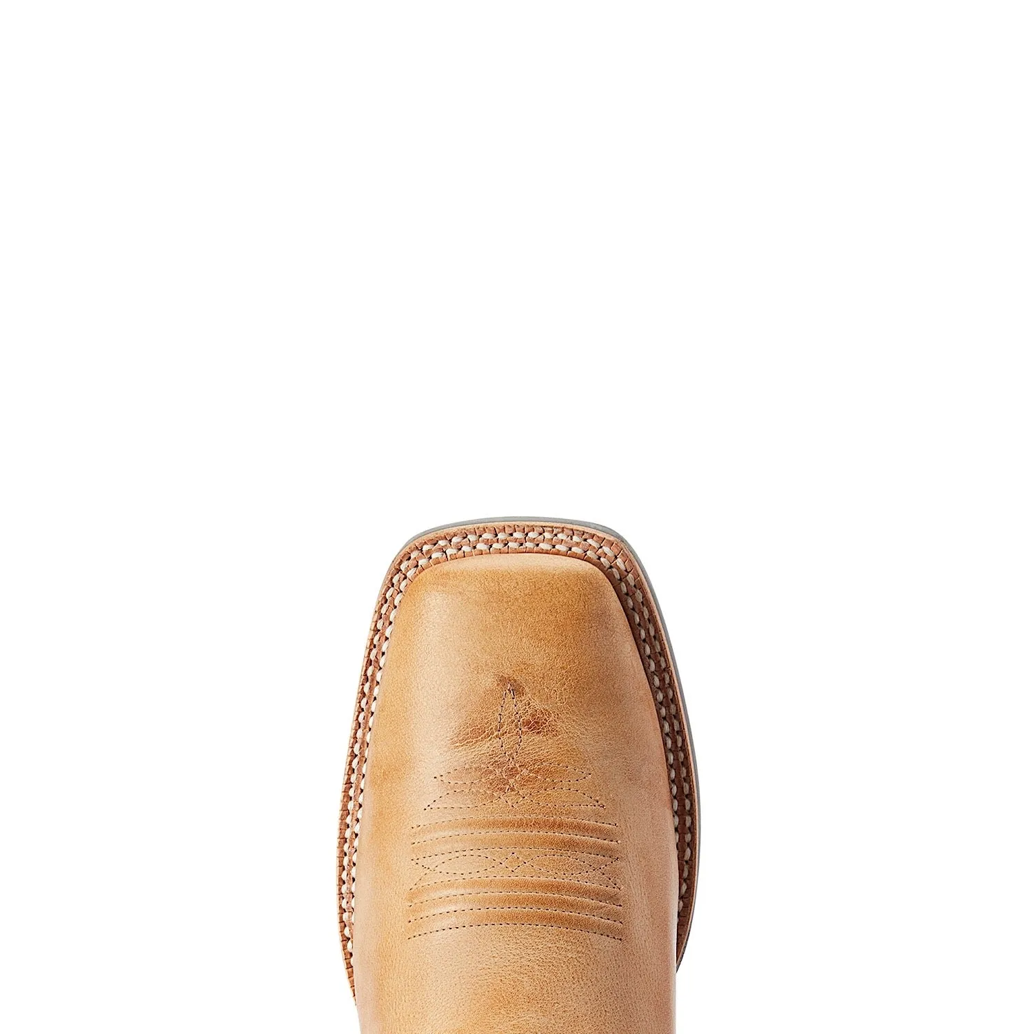 Bottes western Ariat pour hommes Ridin High - Désert Tan/Brique foncée