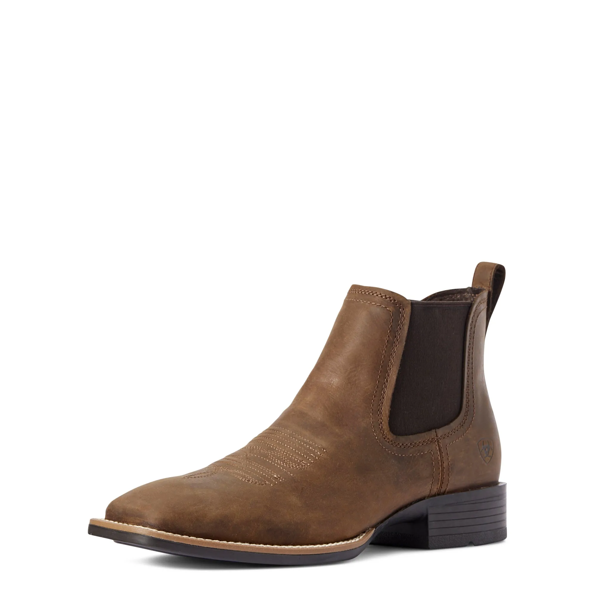 Bottes Ariat Sport Booker à bout carré extra large pour hommes - couleur tan usagé