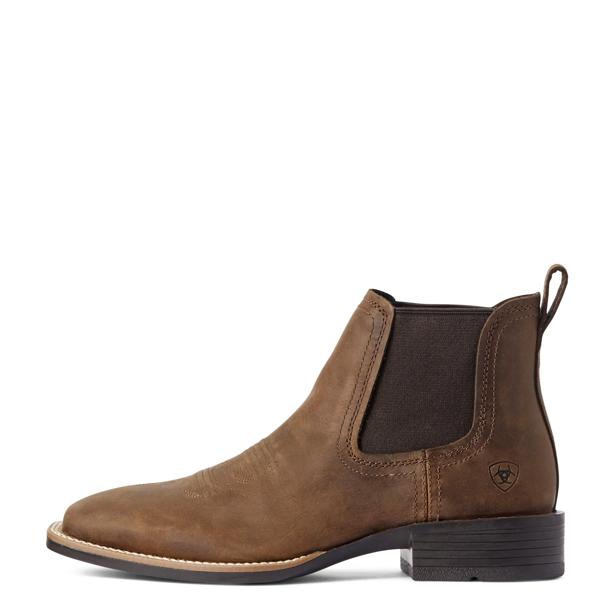 Bottes Ariat Sport Booker à bout carré extra large pour hommes - couleur tan usagé