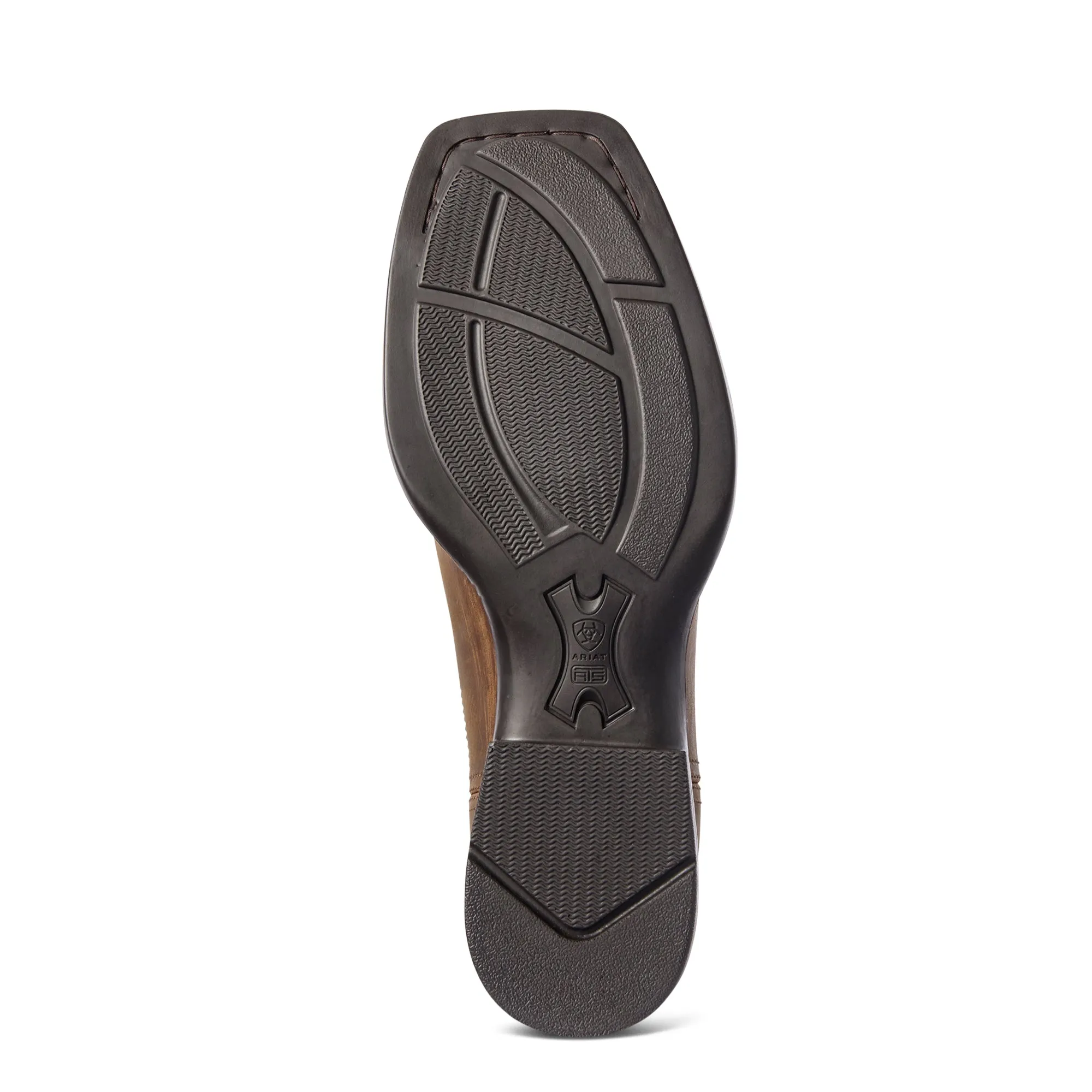 Bottes Ariat Sport Booker à bout carré extra large pour hommes - couleur tan usagé