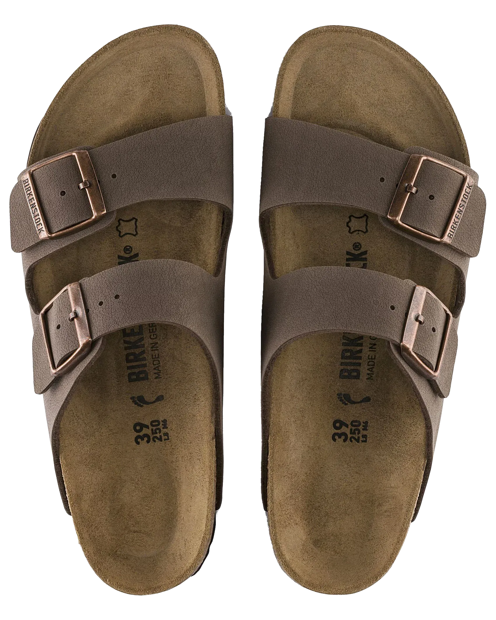 Sandales Arizona Birko Flor en Moka