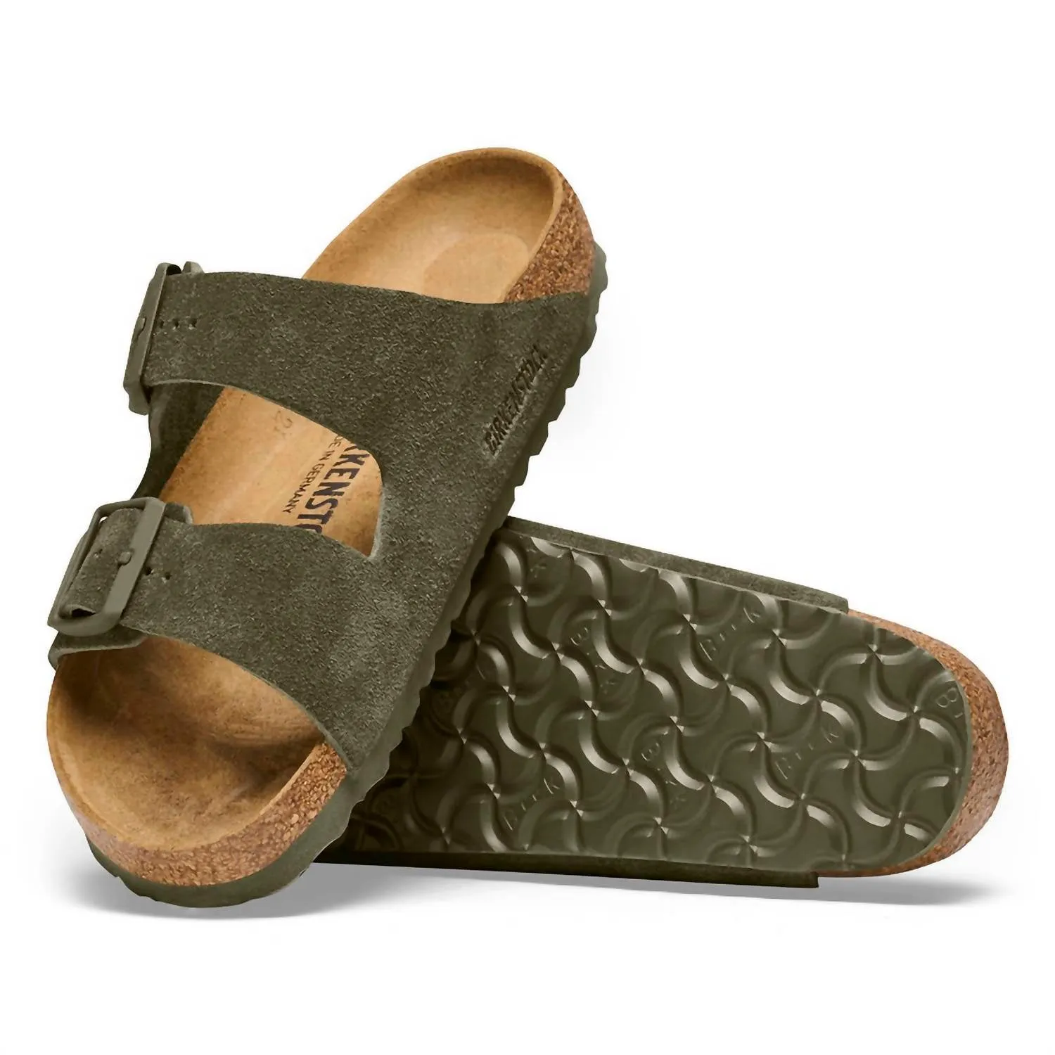 Sandale en daim Arizona Thym Étroit/moyen