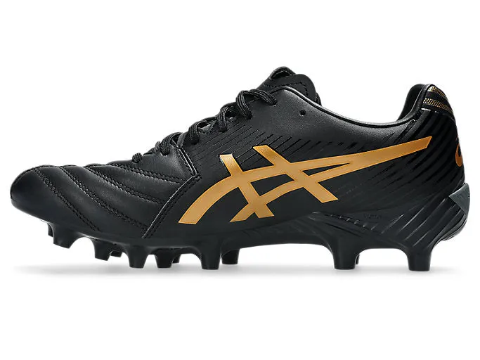 CHAUSSURES DE FOOTBALL ASICS LETHAL FLASH NOIR/OR POUR HOMME