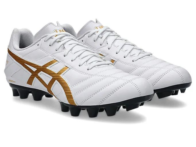 ASICS CHAUSSURES DE FOOTBALL LETHAL SPEED POUR HOMMES BLANC/OR