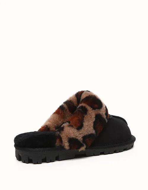 Chaussons UGG® AUSTRALIAN SHEPHERD à motif léopard